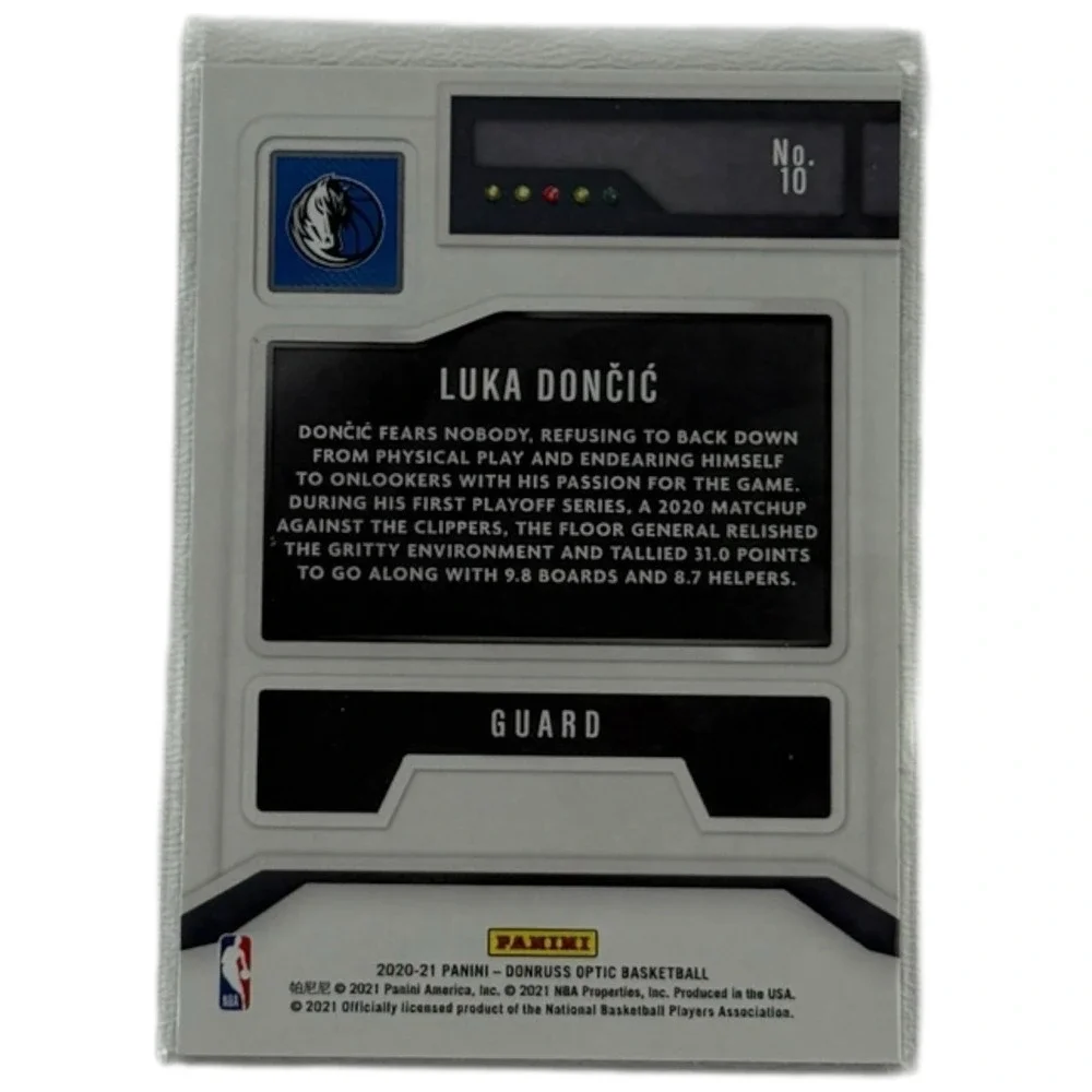 2020-21 Donruss Optic T-Minus 3...2...1 Luka Doncic #10 Dallas Mavericks‎